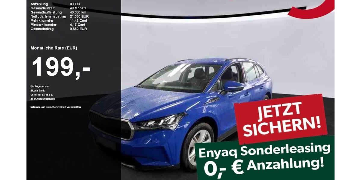 Skoda Enyaq 27.200 km 20.240 &euro; Wackersdorf 92442
