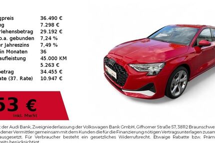 Audi A3 9.044 km 36.290 &euro; Dessau-Roßlau 06844