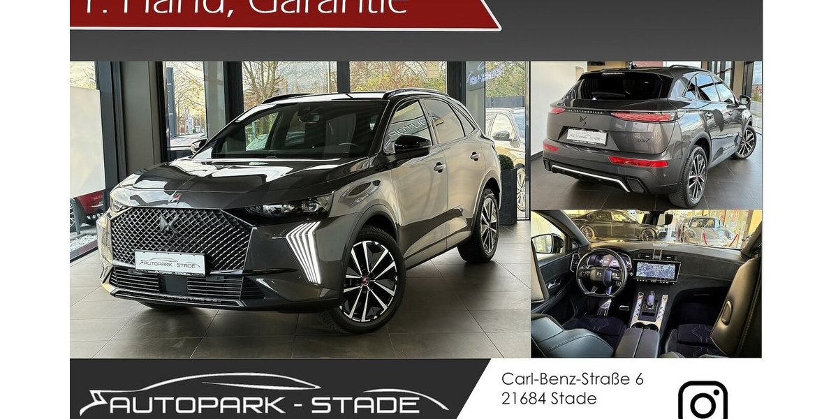 DS Automobiles DS7 PerformanceLine+ 1.5 BlueHDI Mem Kam LED Ass 27.700 km 26.999 &euro; Stade 21682