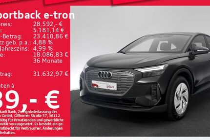 Audi Q4 e-tron 24.042 km 27.993 &euro; Eching 85386
