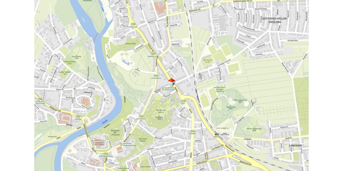 Dachgeschoßwohnung Halle (Saale) Am Wasserturm/Thaerviertel - 2 Zimmer, 65 m&sup2;, 475&euro; | Angebot:26441157