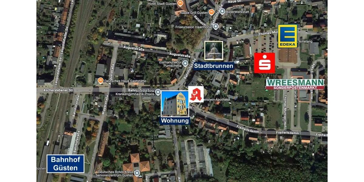 Dachgeschoßwohnung Güsten - 1 Zimmer, 34 m&sup2;, 31.900&euro; | Angebot:26568229