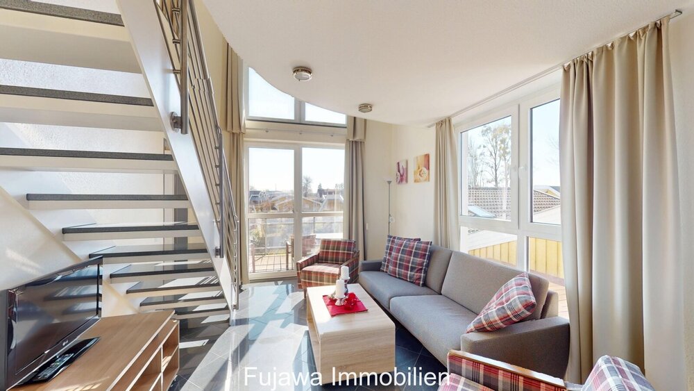 Maisonette Wohnung Appartement im Müritzturm mit Seeblick - Maisonettenwohnung Rechlin Rechlin-Nord | Angebot:26478793