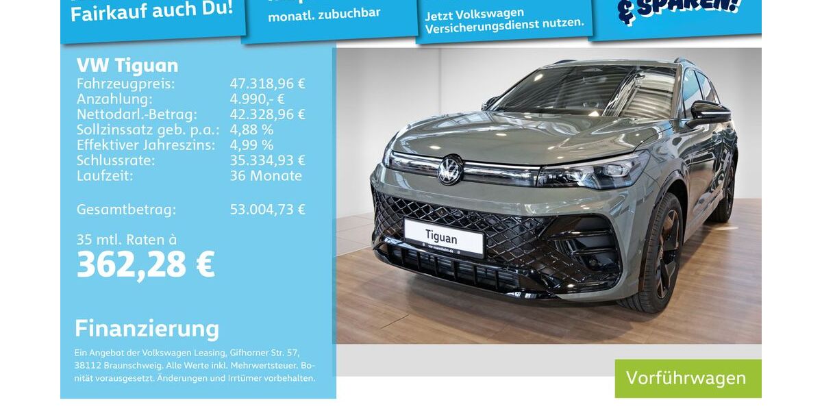 VW Tiguan 9.900 km 43.990 &euro; Mannheim 68309