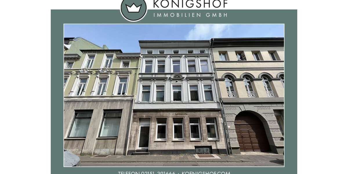Etagenwohnung Krefeld Gartenstadt - 2 Zimmer, 75 m&sup2;, 540&euro; | Angebot:26846371