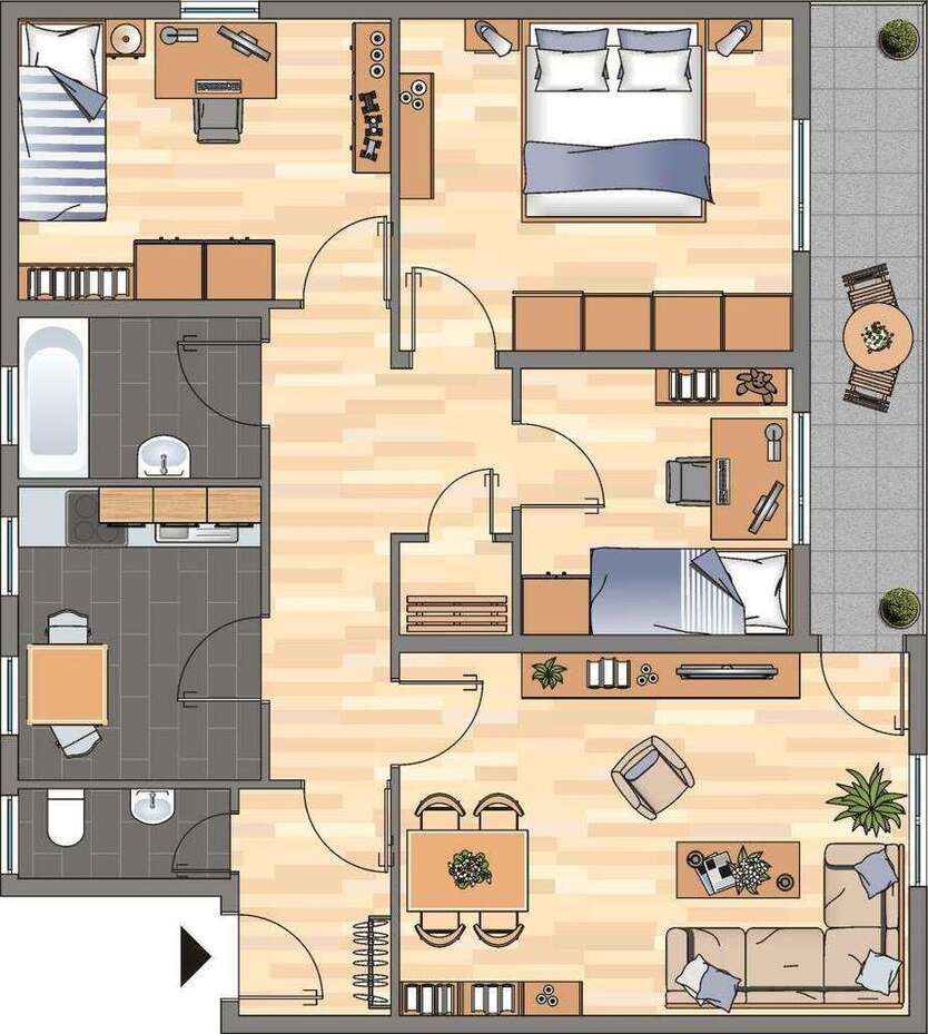 Wohnung zum Mieten in Iserlohn 579 € 88.47 m²