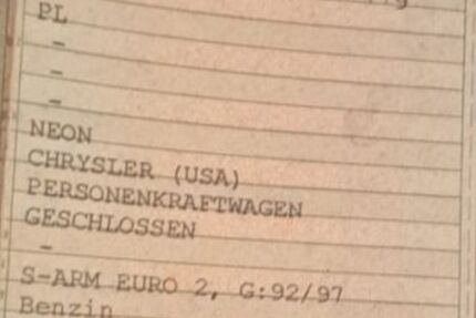 Chrysler Neon 97.000 km 1.000 &euro; Frankfurt am Main 60320