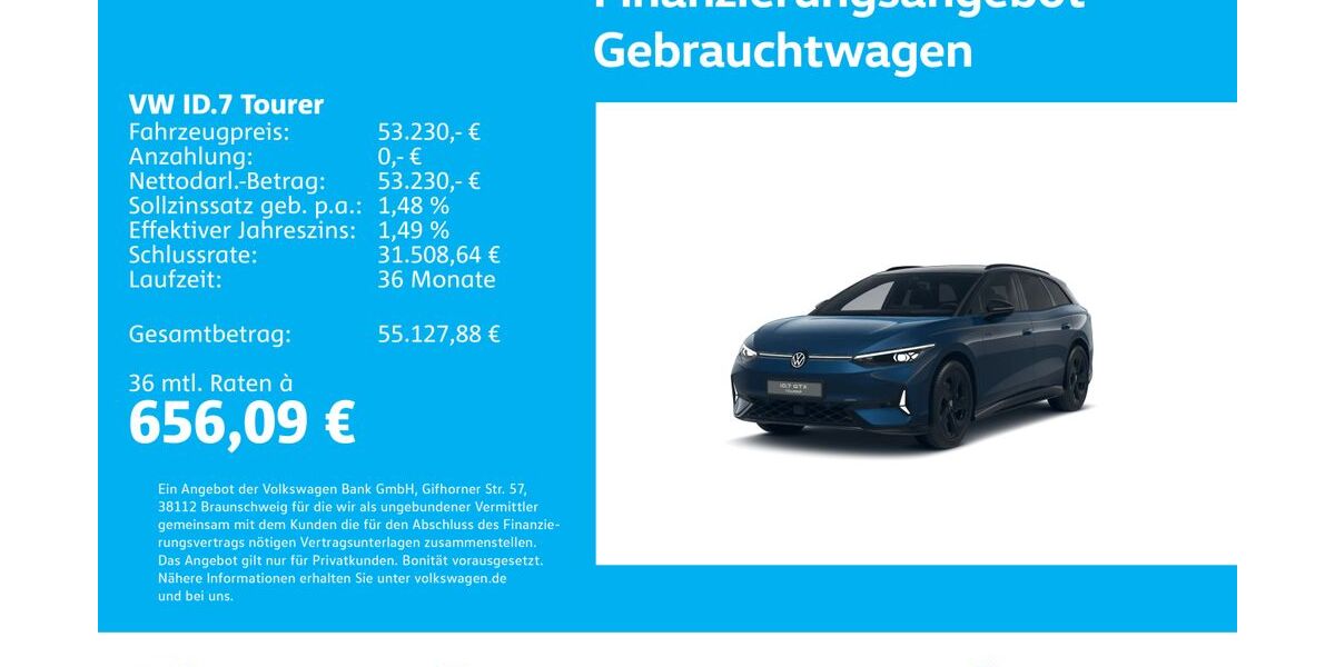 VW ID.7 19.119 km 53.230 &euro; Stuttgart-Wangen 70188