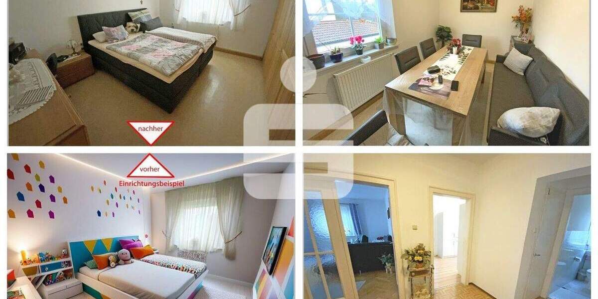 Etagenwohnung Maxhütte-Haidhof Maxhütte - 4 Zimmer, 106 m&sup2;, 219.000&euro; | Angebot:25674604