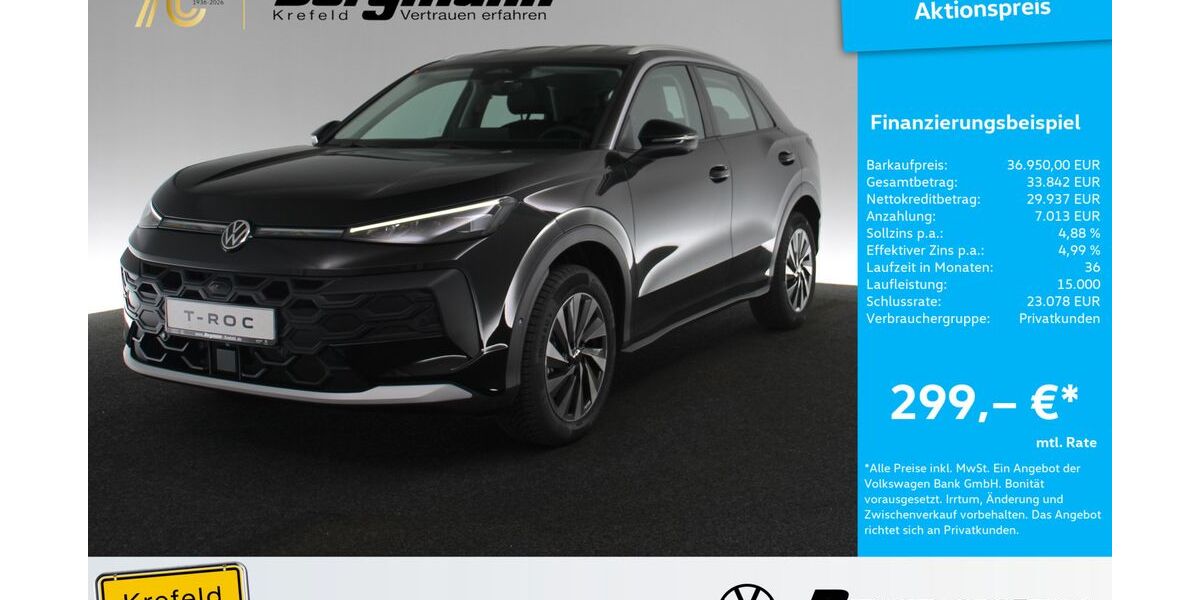 VW T-Roc 5.000 km 36.950 &euro; Krefeld 47803