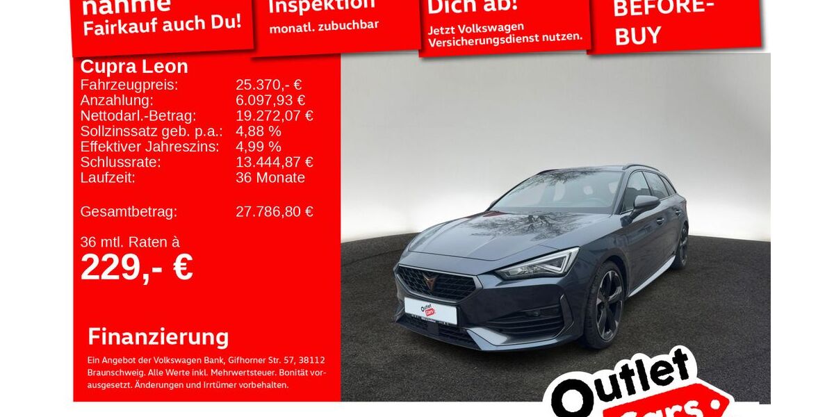 Cupra Leon 26.456 km 24.860 &euro; Senden 89250