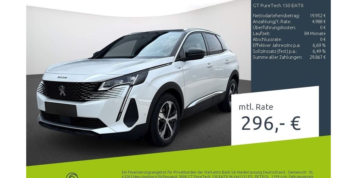 Peugeot 3008 27.663 km 24.560 &euro; Dülmen 48249