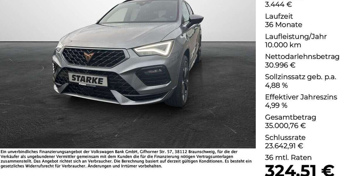 Cupra Ateca 40.499 km 34.440 &euro; Vechta 49377