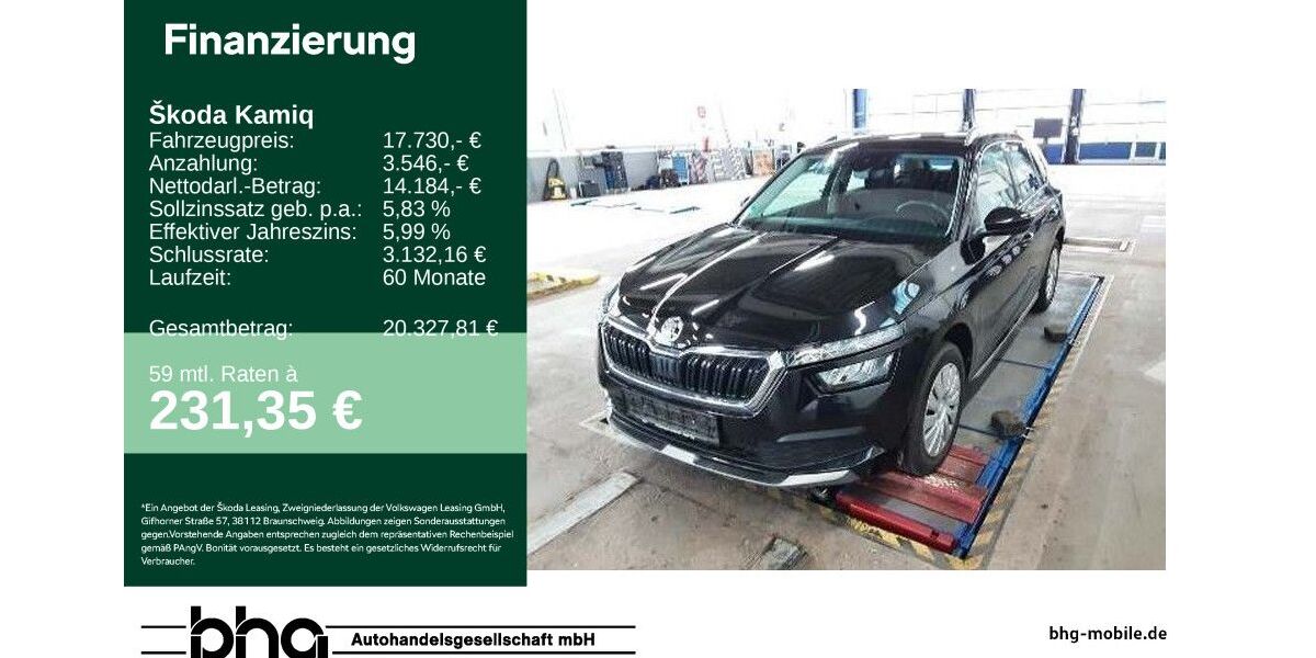 Skoda Kamiq 70.132 km 17.730 &euro; Freudenstadt 72250