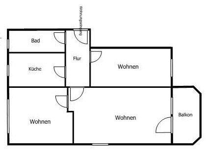 Etagenwohnung Markneukirchen - 3 Zimmer, 60 m&sup2;, 325&euro; | Angebot:26349623