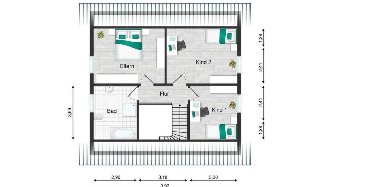Einfamilienhaus Neunkirchen-Seelscheid Seelscheid - 6 Zimmer, 190 m&sup2;, 587.000&euro; | Angebot:24517763