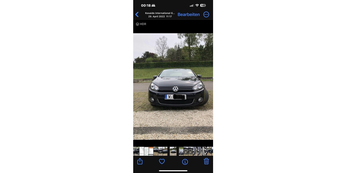 VW Golf VI Cabriolet 151.000 km 9.000 &euro; Wuppertal 42275