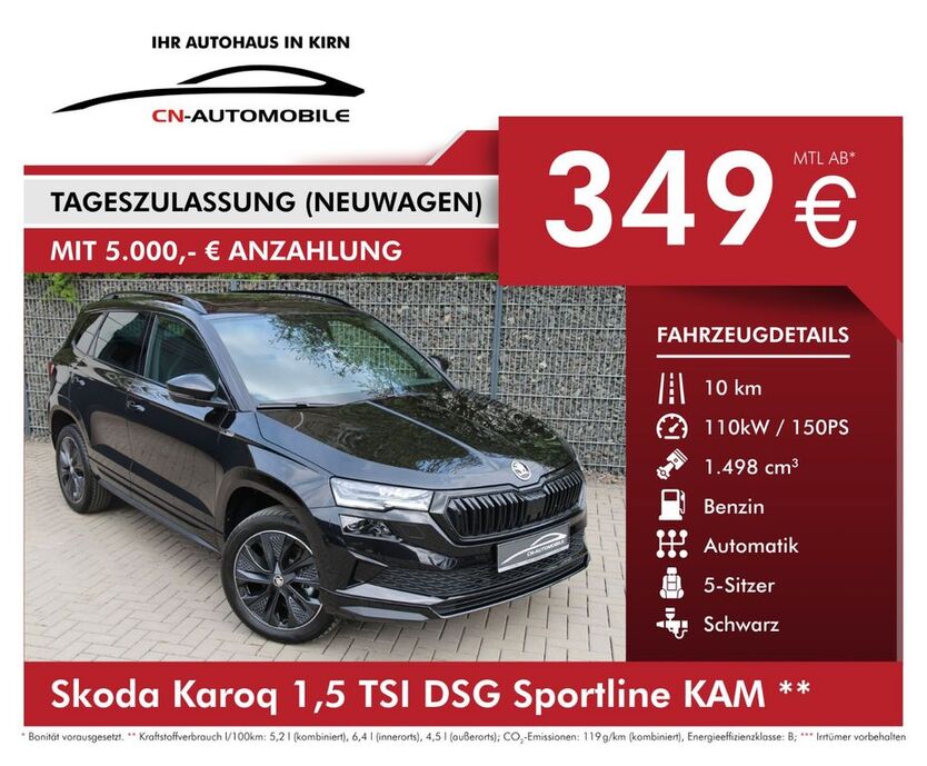 Skoda Karoq 80 km 35.990 € Kirn 55606