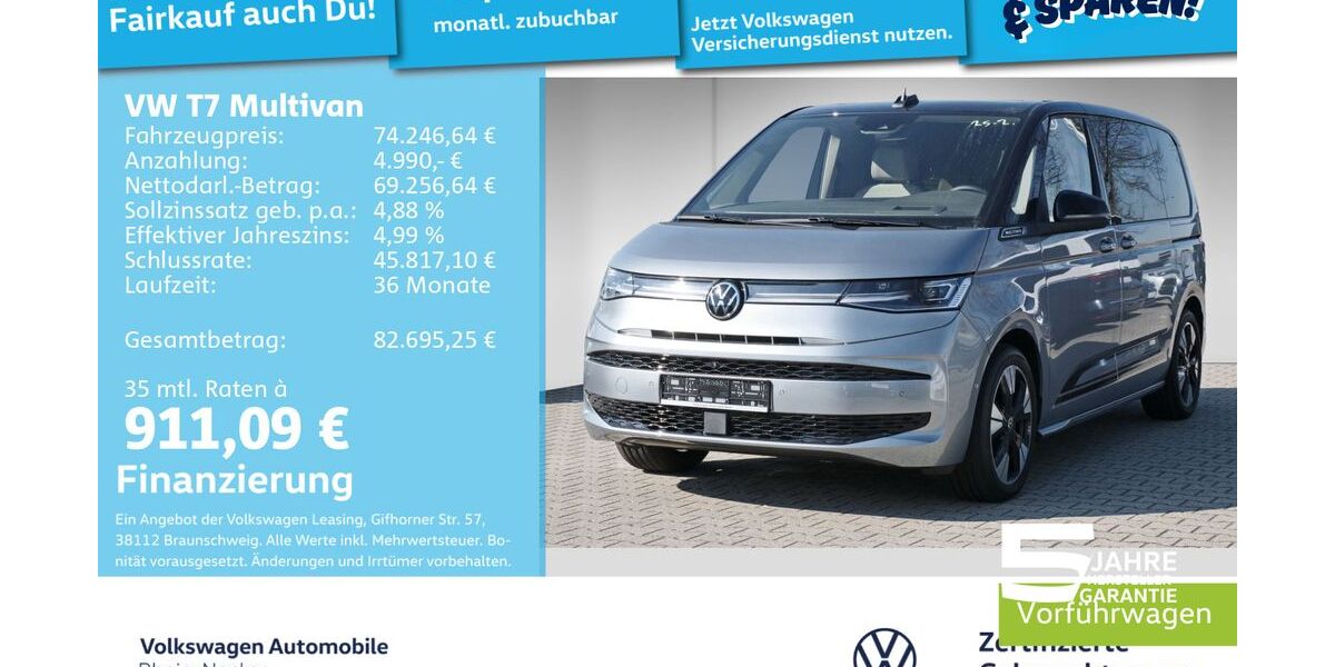 VW T7 Multivan 9.900 km 71.391 &euro; Mannheim 68309