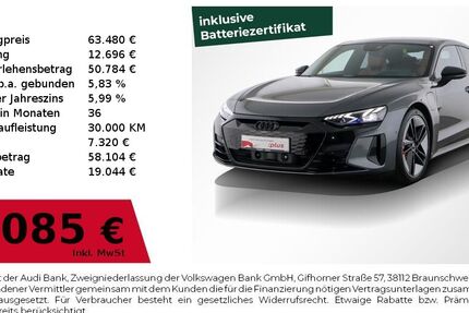 Audi RS e-tron GT 75.018 km 62.480 &euro; Nürnberg 90441