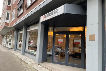 Tolle Gewerberäume mit großer Schaufensterfront in gehobener 1b-Lage inkl. möglicher Stellplatzanmietung