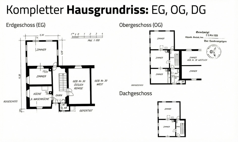 Doppelhaushälfte Lorch - 10 Zimmer, 120 m&sup2;, 179.000&euro; | Angebot:24764848