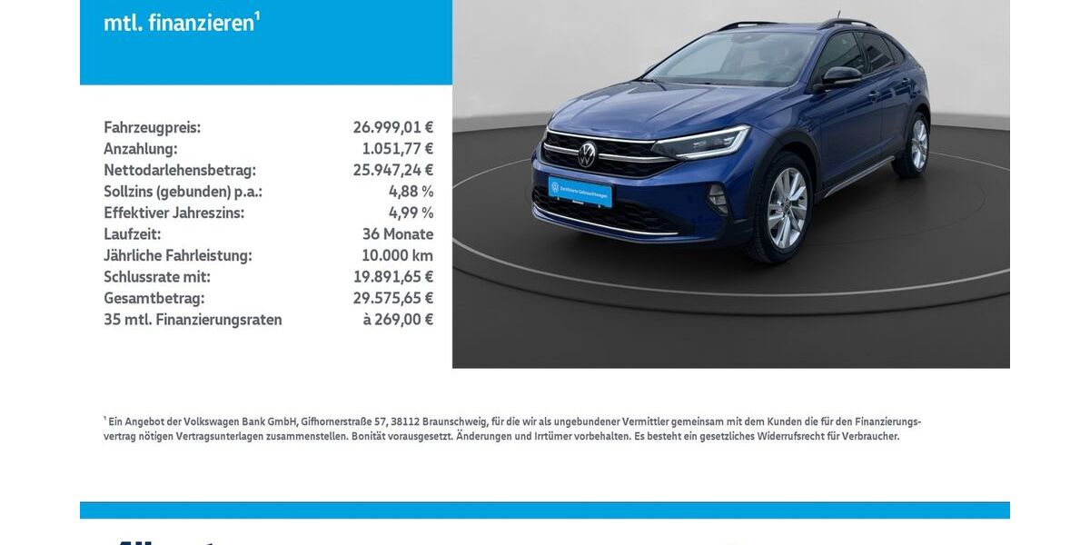 VW Taigo 14.500 km 26.999 &euro; Mühlhausen/Thüringen 99974