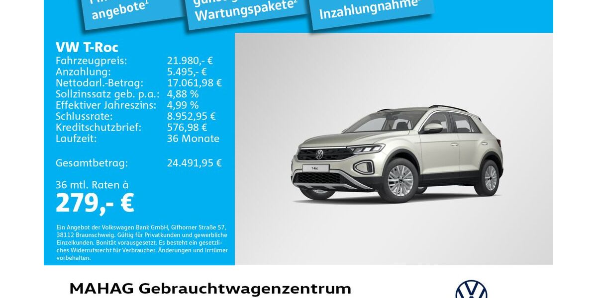 VW T-Roc 78.619 km 21.980 &euro; München 80935