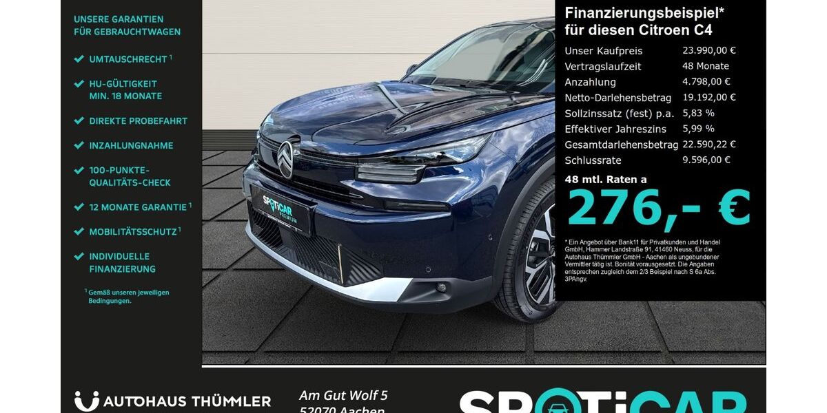 Citroen C4 4.999 km 23.990 &euro; Aachen 52070