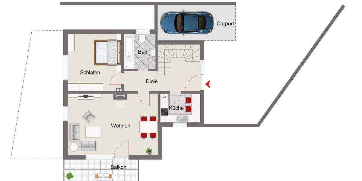Einfamilienhaus Obertrubach Untertrubach - 3 Zimmer, 68 m&sup2;, 302.000&euro; | Angebot:25692179