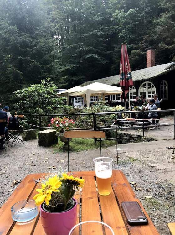 Gasthaus Waldidylle - Großzügiges Ausflugslokal direkt am Hauptwanderweg im Elbsandsteingebirge