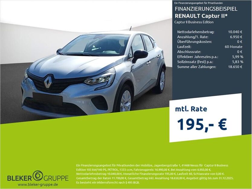 Renault Captur 22.642 km 16.990 € Borken 46325