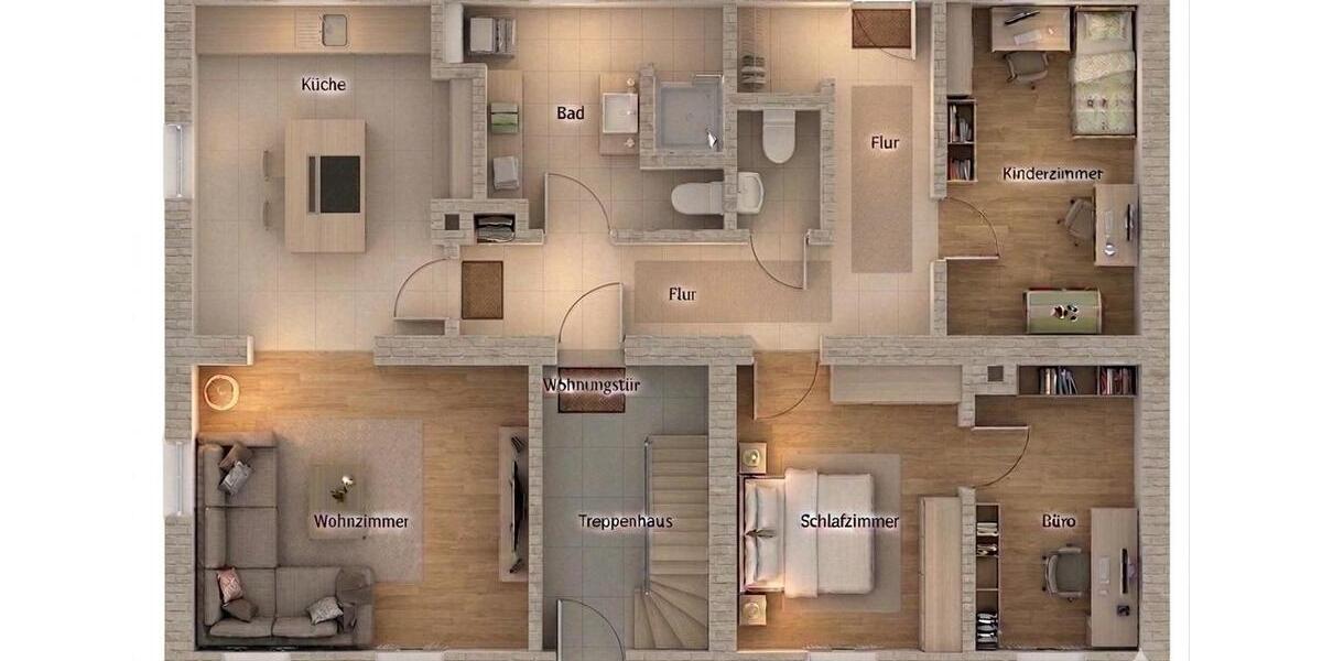 Erdgeschoßwohnung Ammerndorf - 4 Zimmer, 92 m&sup2;, 1.125&euro; | Angebot:25397845