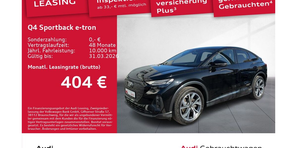 Audi Q4 e-tron 3.917 km 41.490 &euro; Dresden 01067