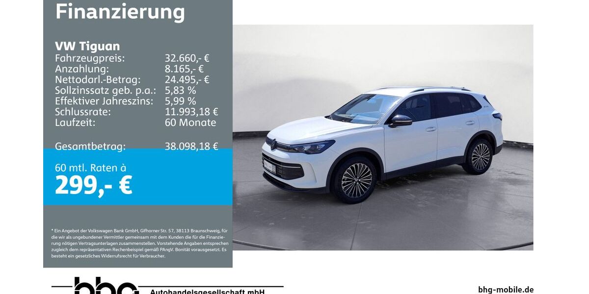 VW Tiguan 26.144 km 32.260 &euro; Ettlingen 76275