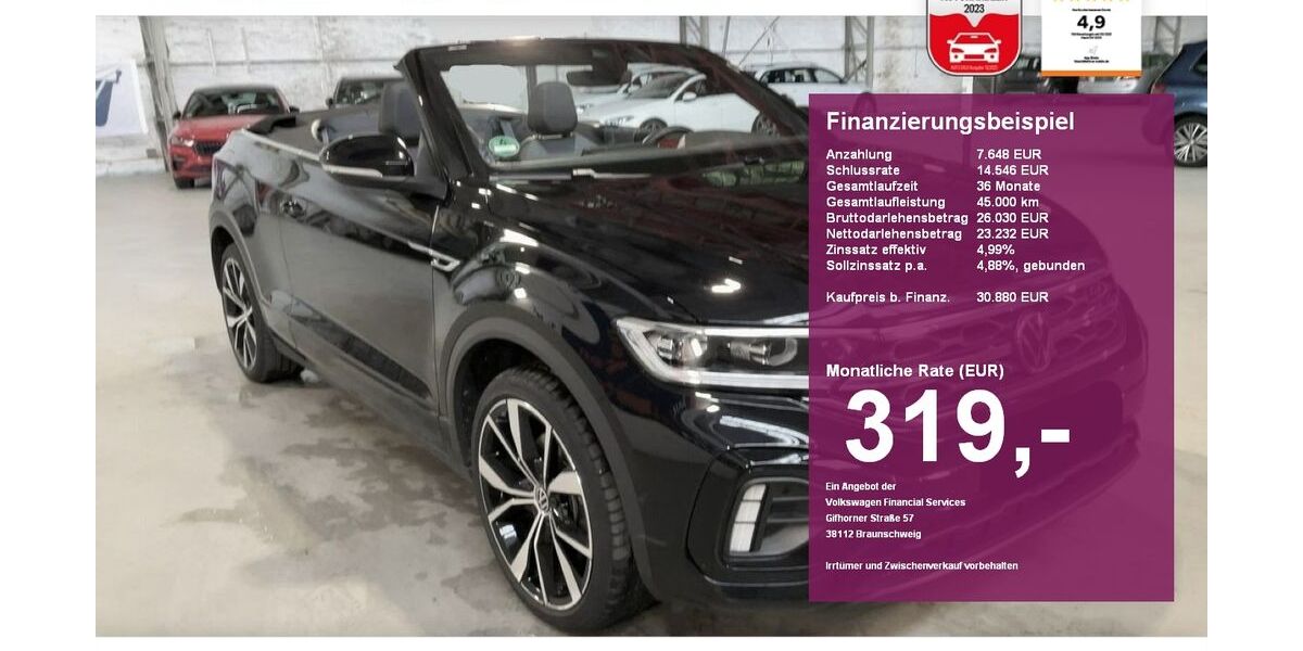 VW T-Roc 23.200 km 30.880 &euro; Albbruck 79774