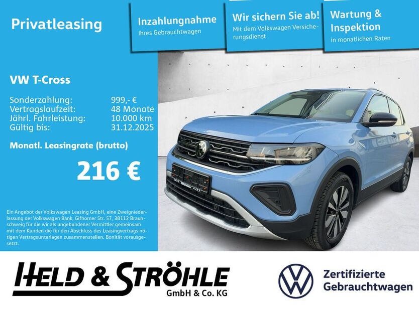 VW T-Cross 7.057 km 23.260 € Neu-Ulm 89231