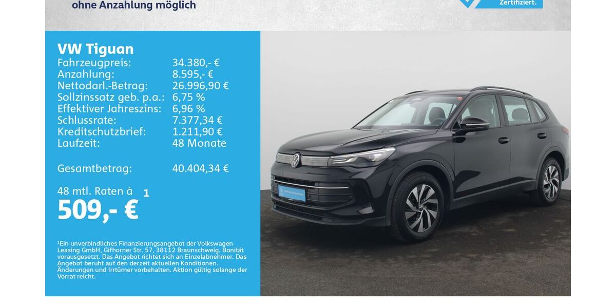 VW Tiguan 35.000 km 34.380 &euro; Würzburg 97076