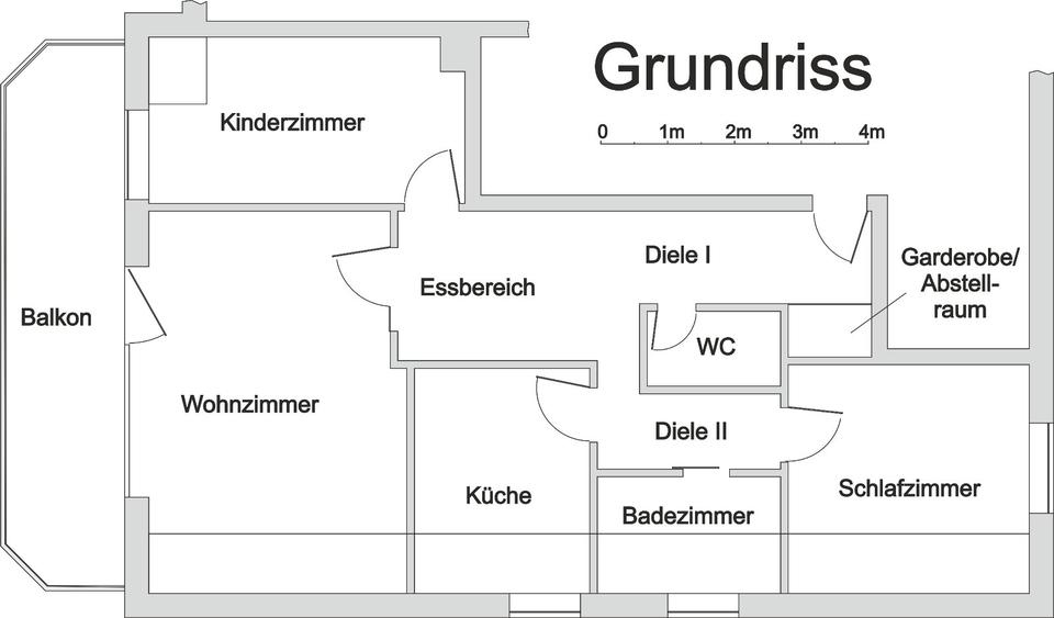 Etagenwohnung Bielefeld Jöllenbeck - 3 Zimmer, 77 m&sup2;, 200.000&euro; | Angebot:27248886