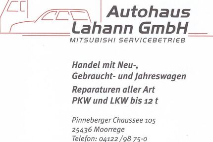Mitsubishi Plug-in Hybrid Outlander 60.500 km 19.990 &euro; Moorrege 25436