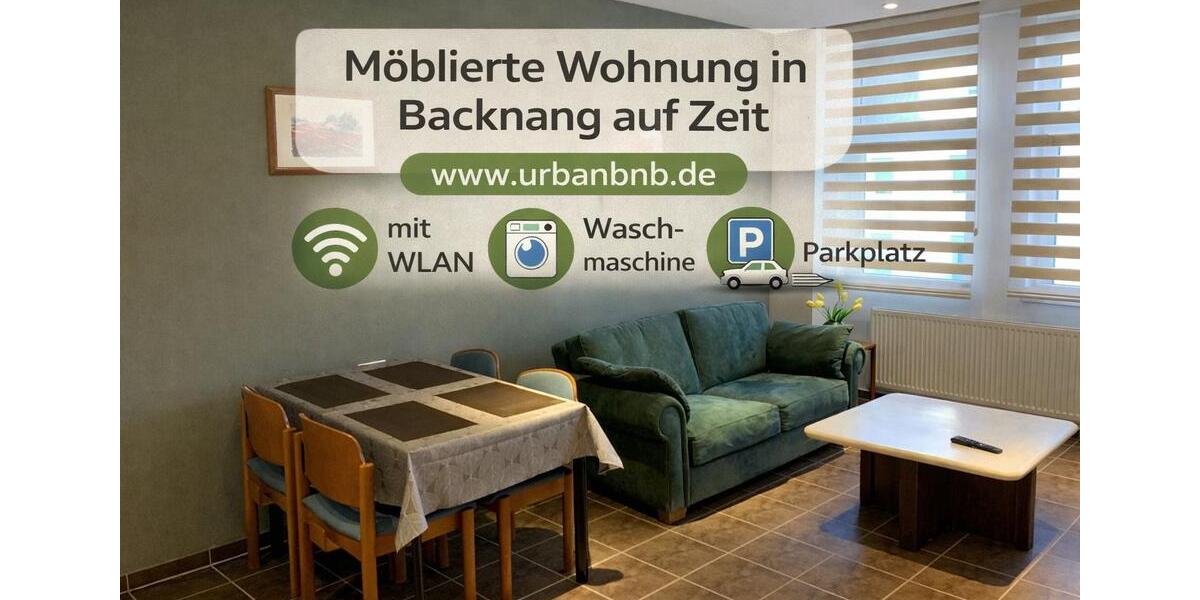 Wohnen auf Zeit Backnang - 1 Zimmer, 38 m&sup2;, 1.450&euro; | Angebot:26210784