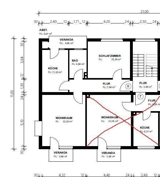 Etagenwohnung Pforzheim Nordstadt - 2 Zimmer, 63 m&sup2;, 510&euro; | Angebot:25568261