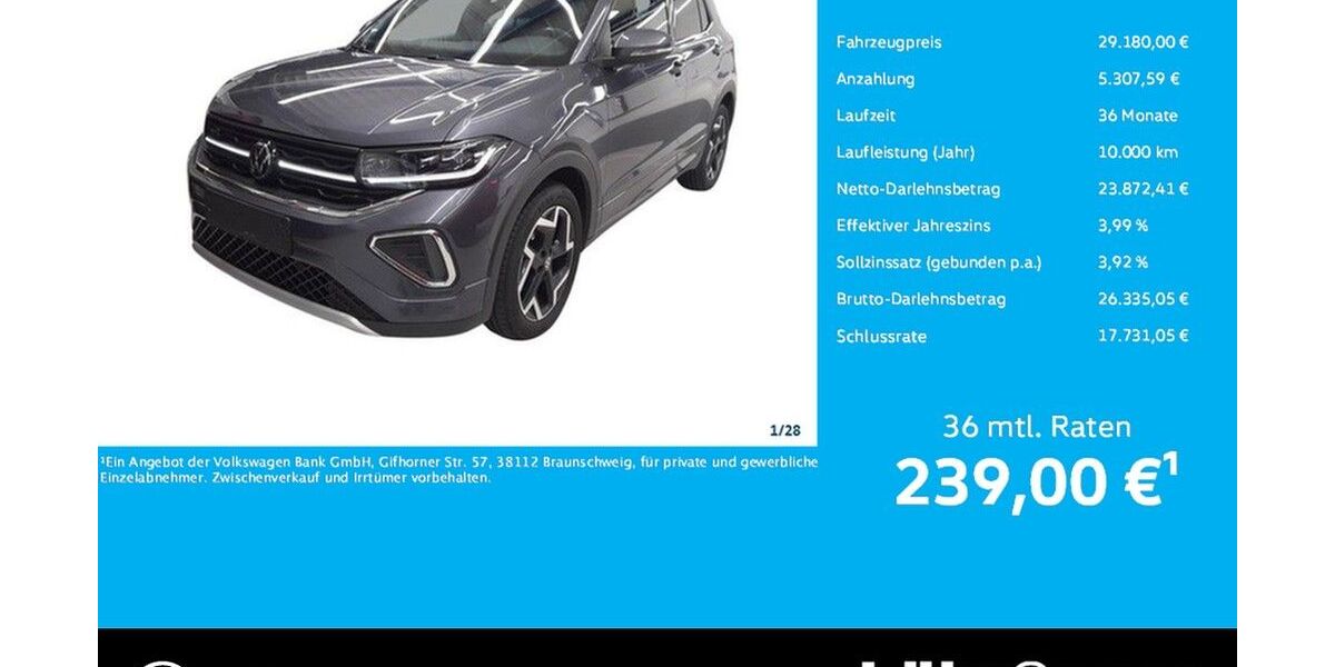 VW T-Cross 51.104 km 28.680 &euro; Trier 54292