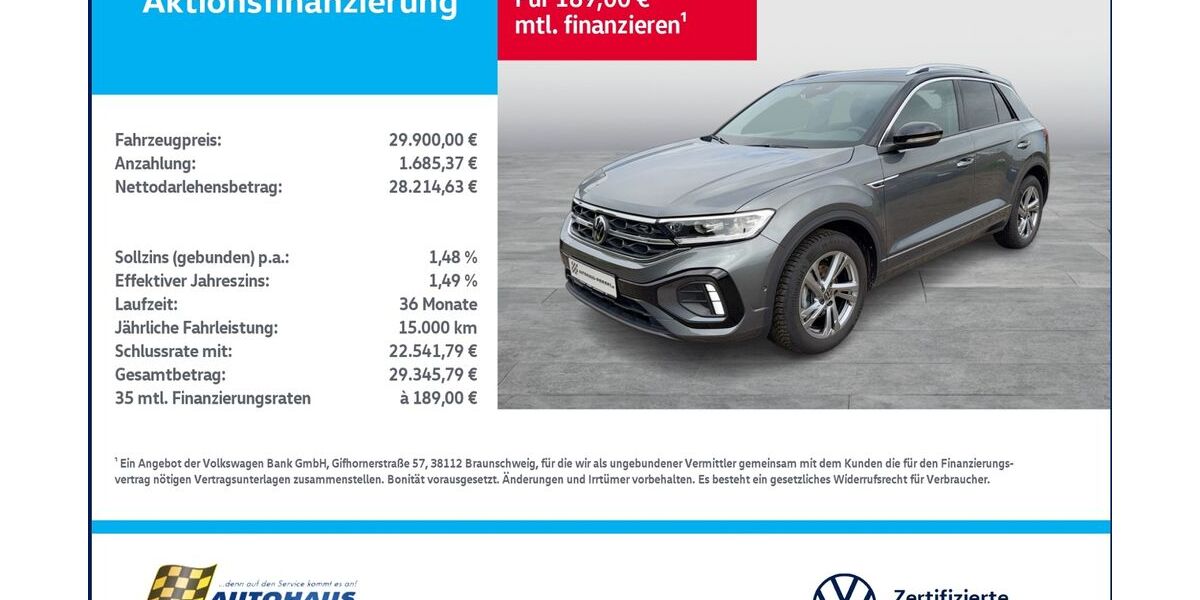 VW T-Roc 25.875 km 29.900 &euro; Wanzleben-Börde OT Hohendodeleben 39164