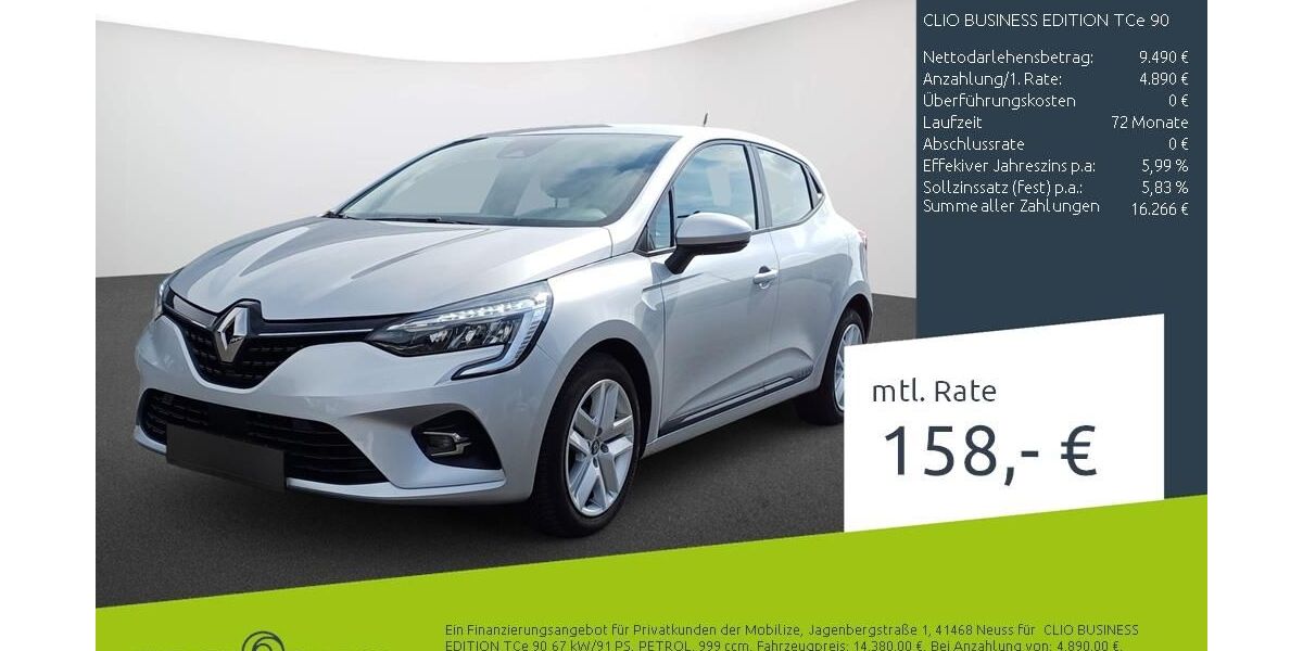 Renault Clio 21.099 km 13.780 &euro; Stuhr 28816