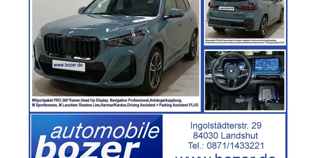 BMW X1 20d xDrive MSportPRO 360°,HUD,AHK NP:67.520 28.900 km 40.790 &euro; Landshut 84030