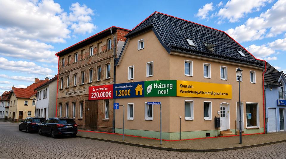 Einfamilienhaus Allstedt - 14 Zimmer, 267 m&sup2;, 220.000&euro; | Angebot:26971200