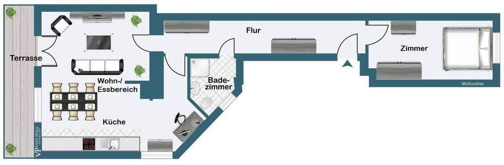 Charmante AltbauWohnung mit Gartenidylle