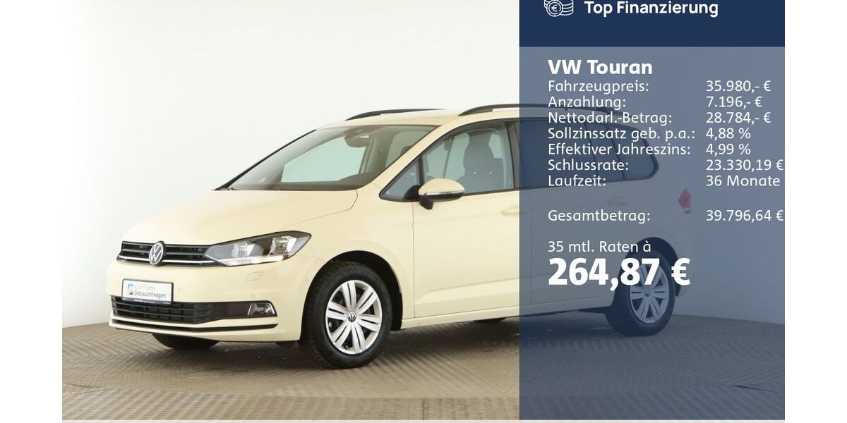VW Touran 1.500 km 35.970 &euro; Jesteburg 21266