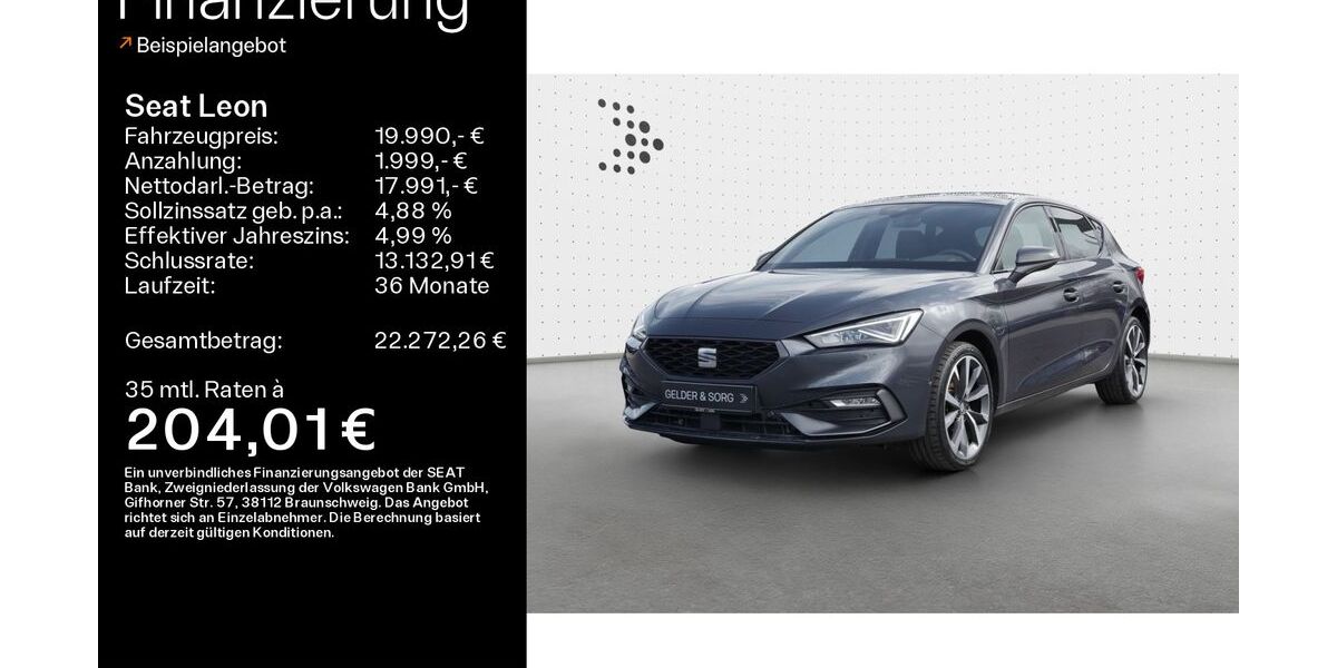 Seat Leon 51.607 km 19.990 &euro; Haßfurt 97437